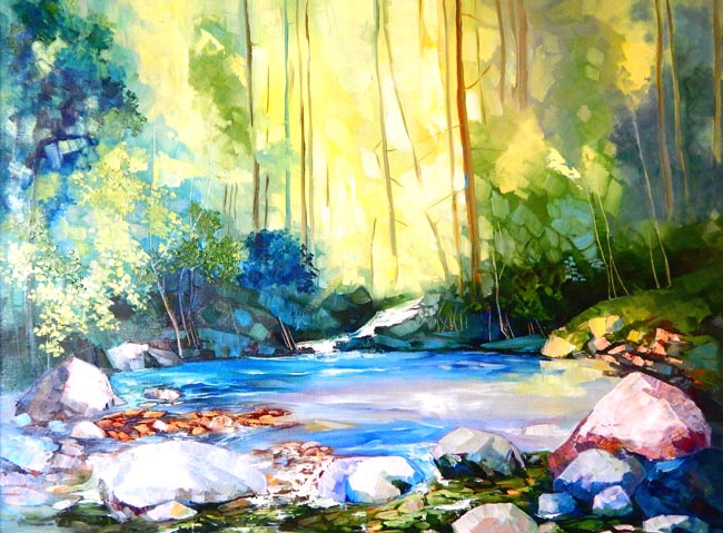 Аджиева В.Б. «Благодать», 2015 (холст, масло)